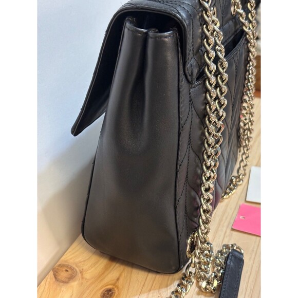 Kate Spade Briar Lane Black Quilted Brayden Crossbody Bag Convertible Backpack - Picture 5 of 16